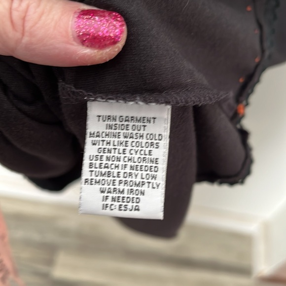 🖤🏝️BLACK COTTON BLEND MID LENGTH SUN DRESS SZ MED 31Wx33L GREAT CONDITION! - Picture 6 of 6